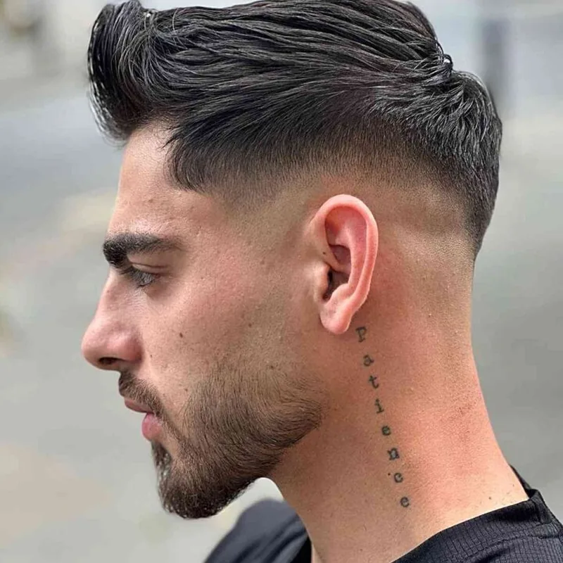 Mid Fade with Quiff