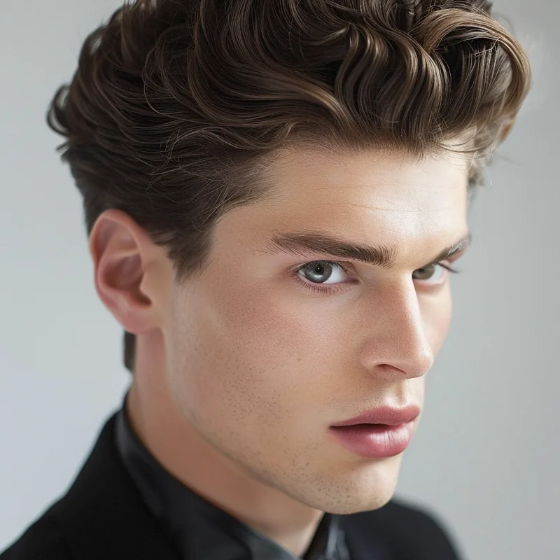 Curly Pompadour