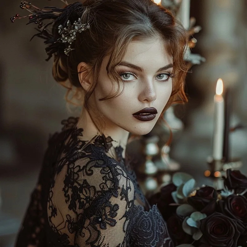 Gotik Gelin Makyajı