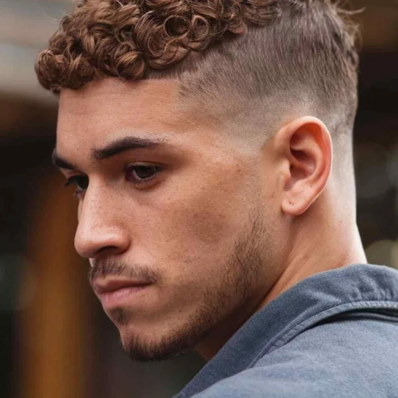 Curly Caesar Cut