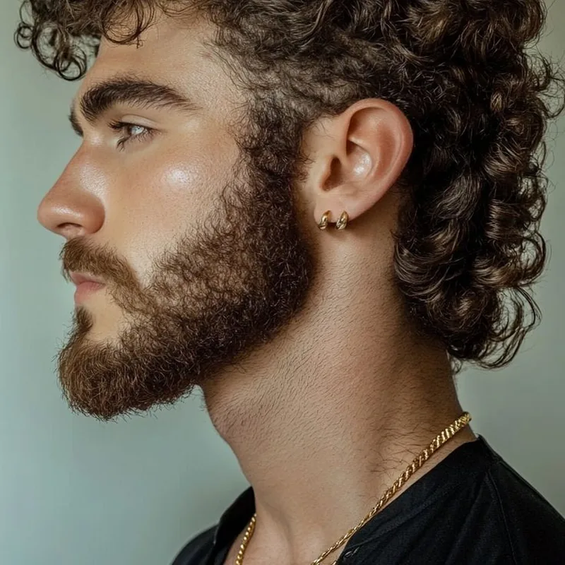 Curly Mullet