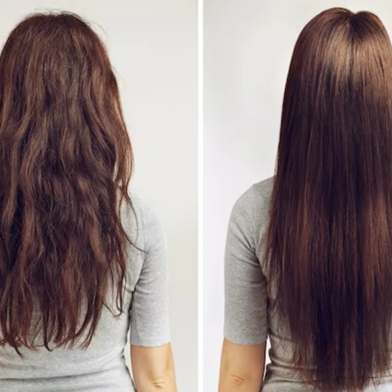 Keratinli Saç Maskesi Uygulaması