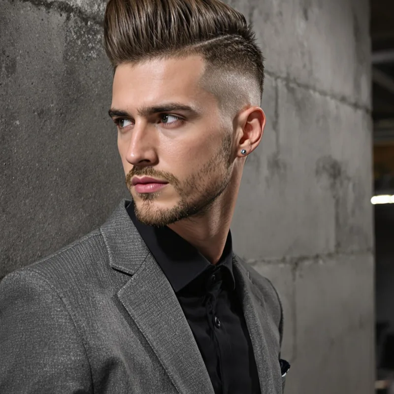 Modern Messy Quiff